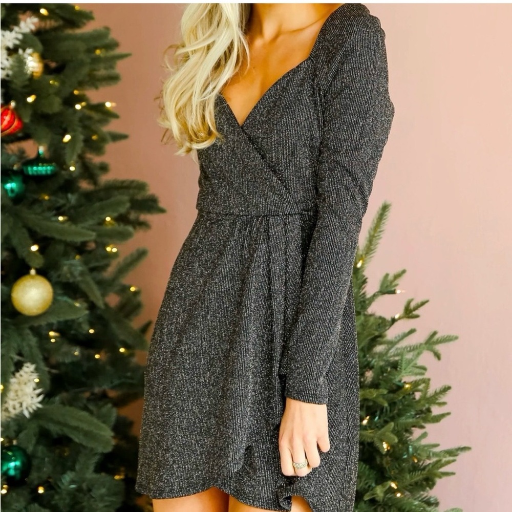 Black Long Sleeve Cocktail Dress